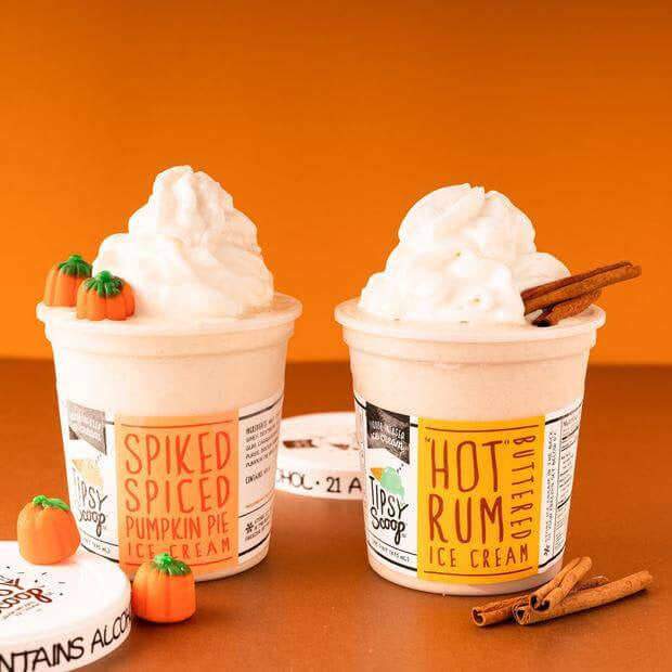Flavors of Autumn Fall Boozy Ice Cream Recipes Tipsy Scoop