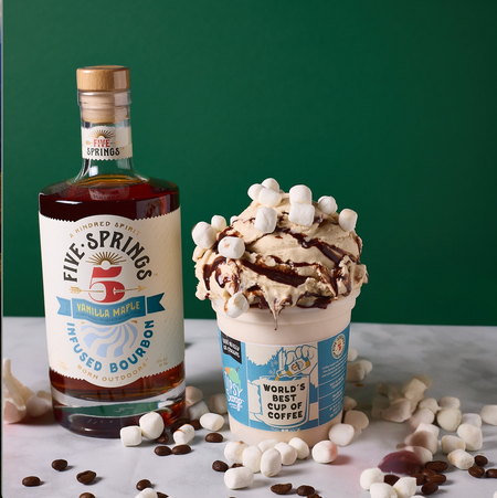 World's Best Cup of Coffee Ice Cream 4-Pack (collab with Five Springs Bourbon)