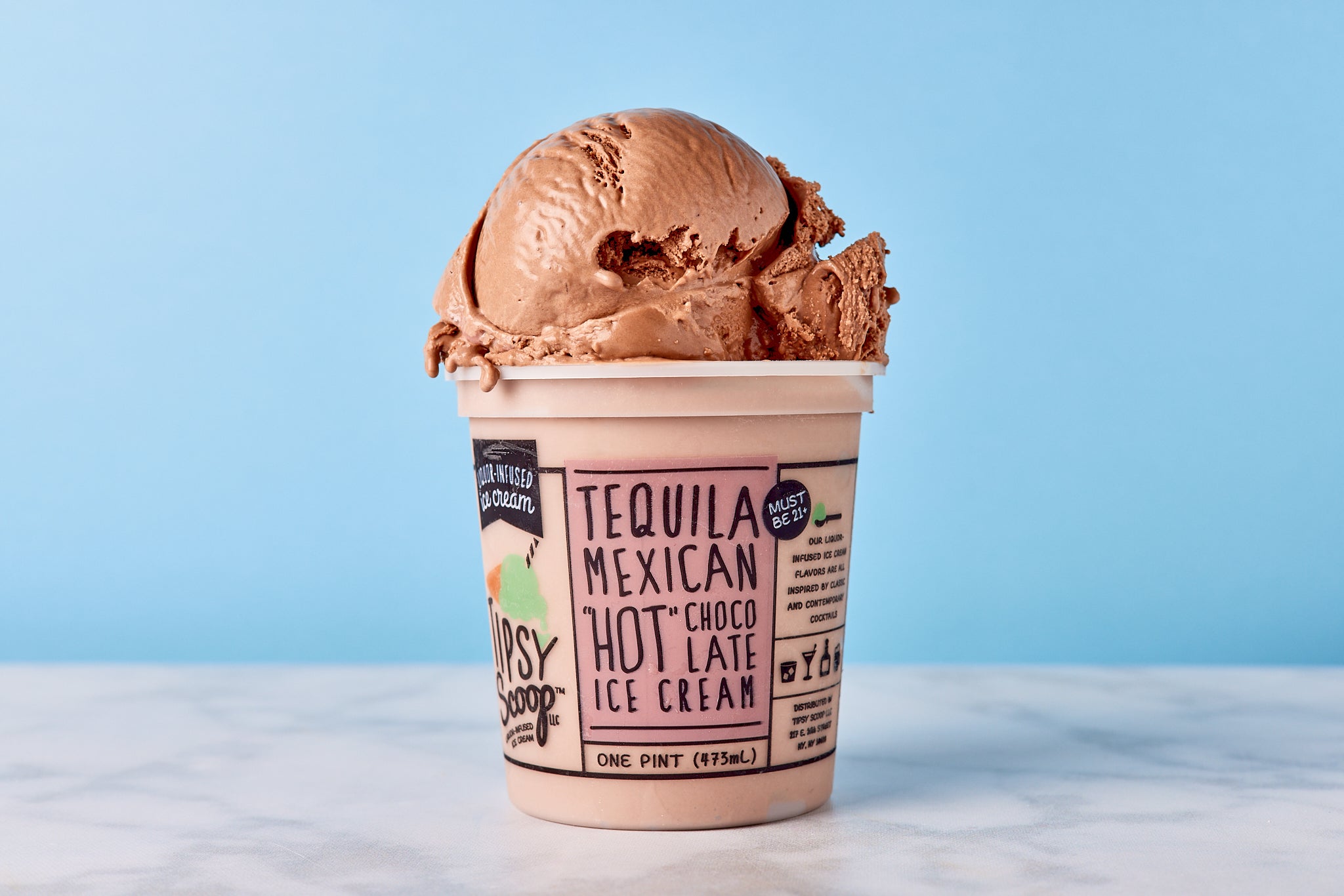 Tequila "Hot" Chocolate Ice Cream