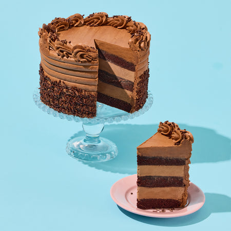 Dark Chocolate Whiskey Mini Ice Cream Cake