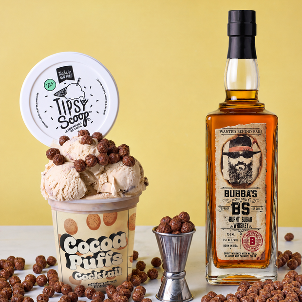 Cocoa Puffs Cocktail Ice Cream (collab with Bubba's Whiskey)