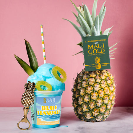 Blue Hawaii Sorbet (collab with Maui Gold Pineapple!)