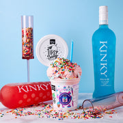 Coming Soon! Boozy Birthday Cake Ice Cream (collab with Kinky Beverages!)