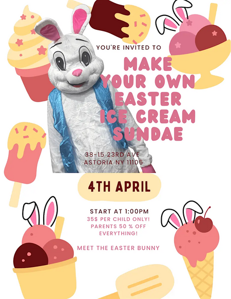 Bunny Meet & Greet at Tipsy Scoop