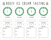 Tasting Kit Notes Sheet
