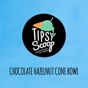 Chocolate Hazelnut Cone Bowl