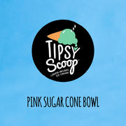 Pink Sugar Cone Bowl